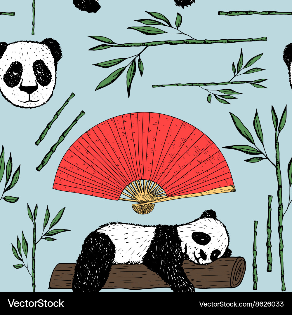 Seamless pattern with background vector image