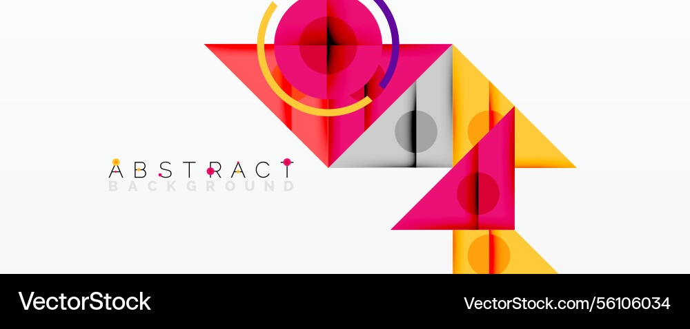 Abstract geometric composition with overlapping Abstract geometric composition with overlapping vector image