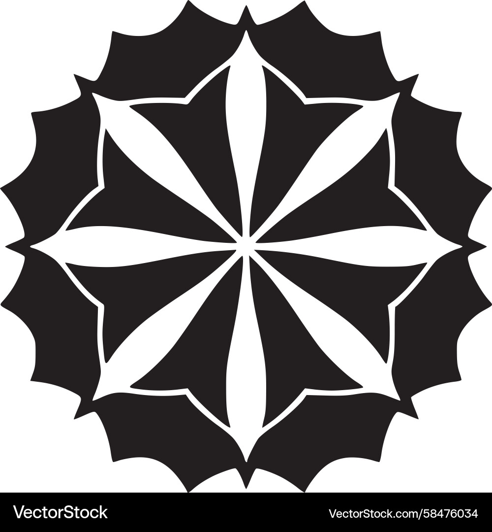 Dynamic Starburst Radial Pattern Vector Image