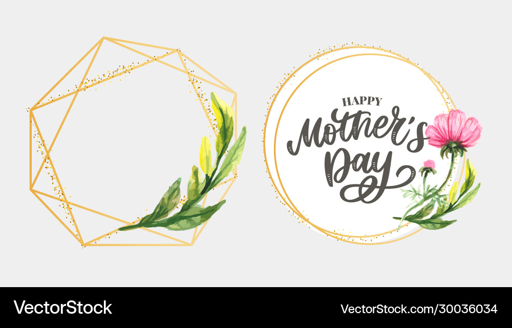 Mütter Tag Aquarell Frühling Blumen künstlerisch Mütter Tag Aquarell Frühling Blumen künstlerisch vektorbild