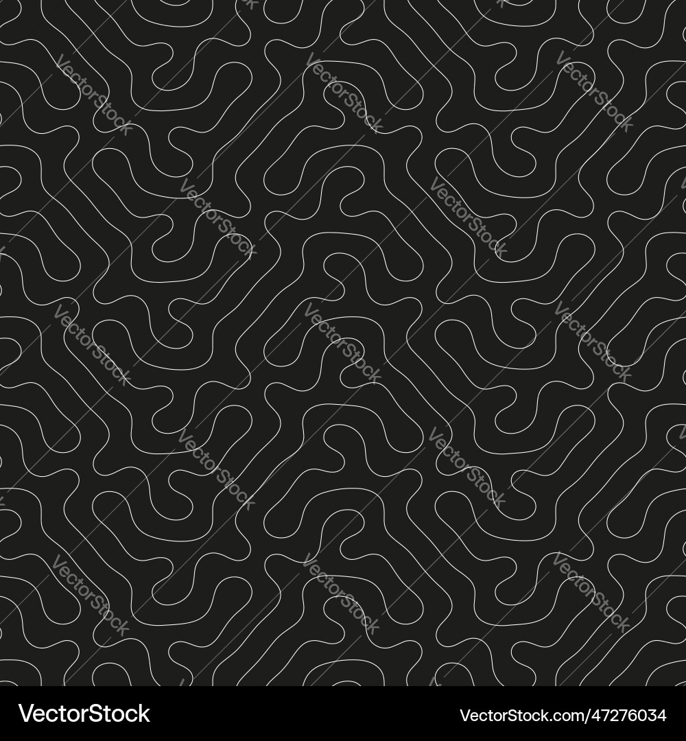 Thin tangled lines seamless pattern subtle Thin tangled lines seamless pattern subtle vector image