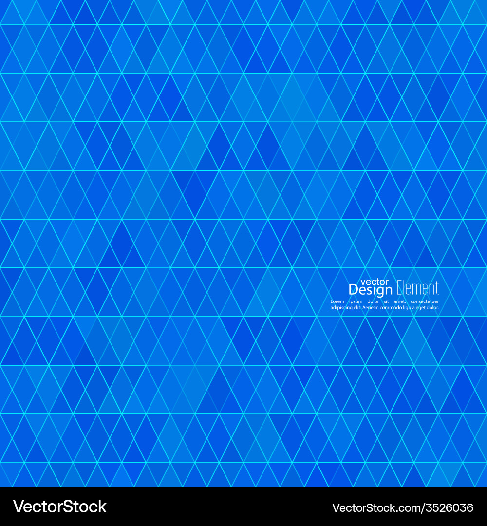 Abstract background of triangles different vector image