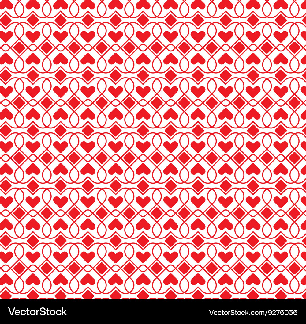 Abstract pattern heart Vector Image