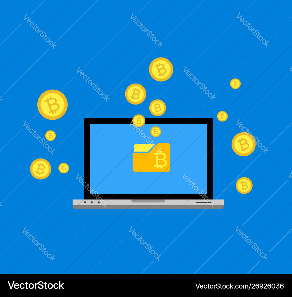 Blockchain scheme mining crypto currency server Blockchain scheme mining crypto currency server Vector Image