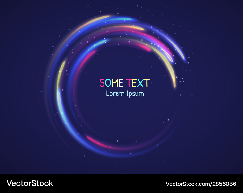 Rainbow abstract element Vector Image