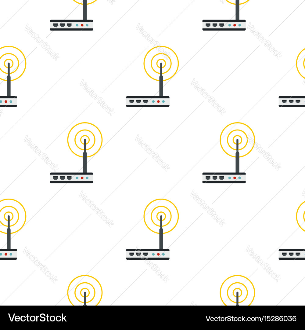 Wifi router pattern seamless vector image
