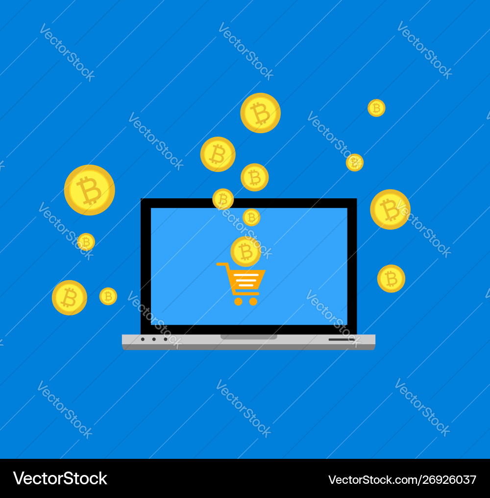 Blockchain scheme mining crypto currency server Blockchain scheme mining crypto currency server vector image