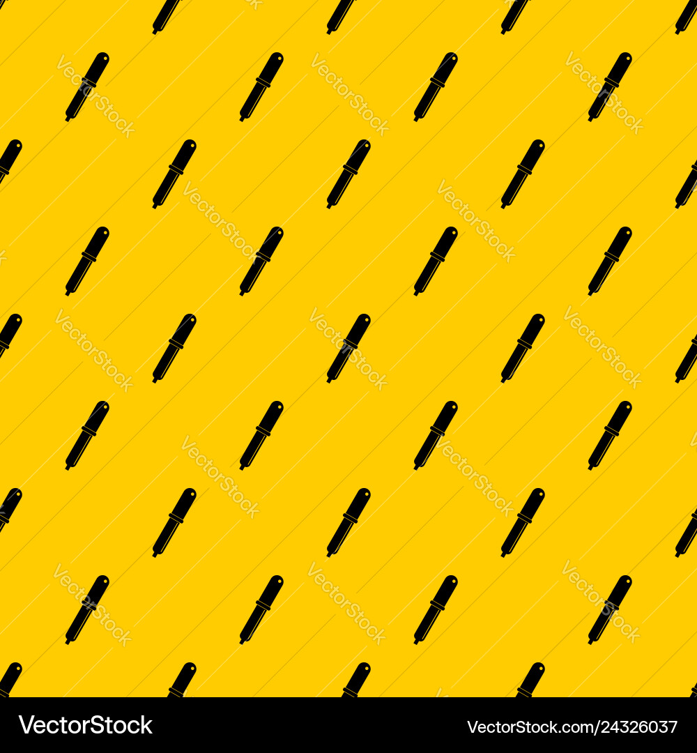Color picker pipette pattern Color picker pipette pattern vector image