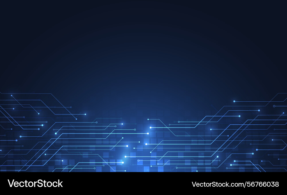 Abstract background with technology circuit board Abstract background with technology circuit board Vector Image