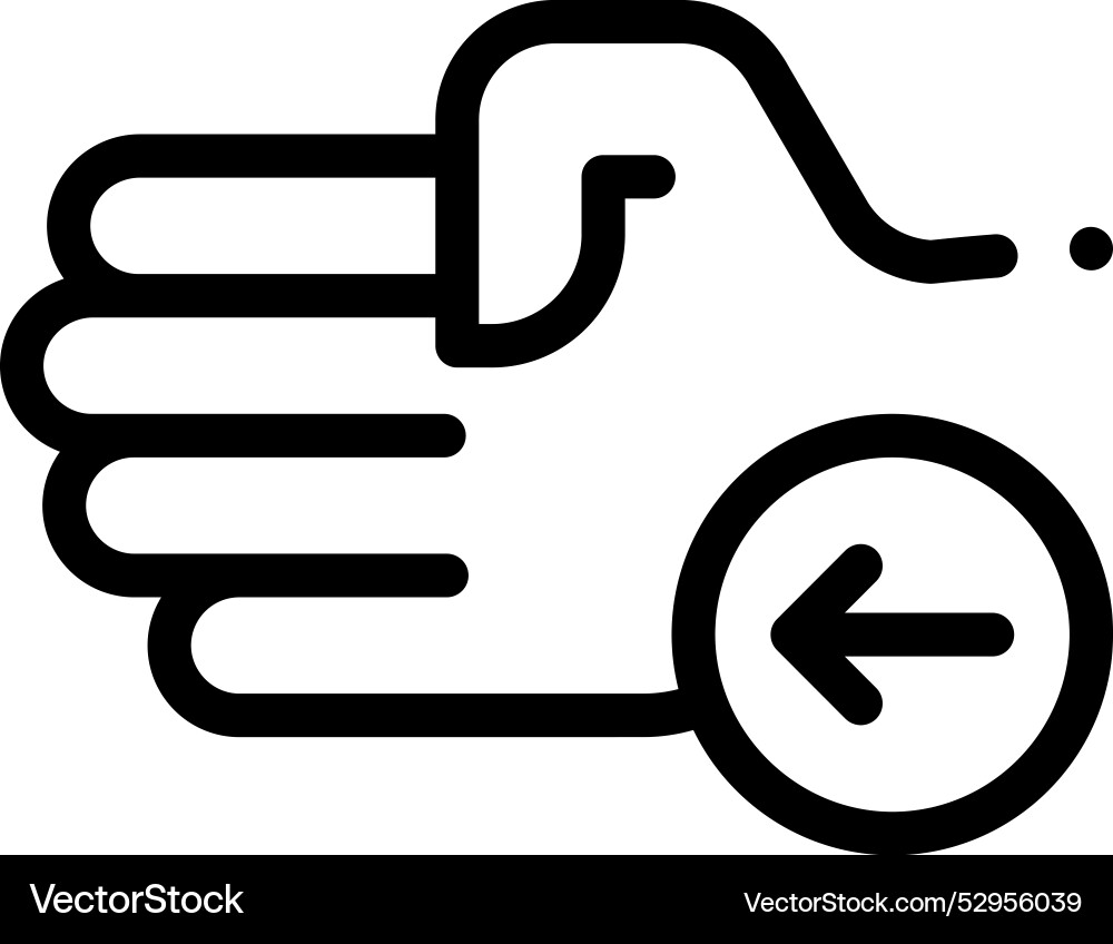 Direction icon thin linear style design isolated Direction icon thin linear style design isolated vector image