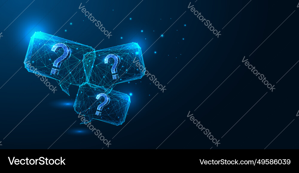 Faq qa Fragen und Antworten supposrt service Vektorbild