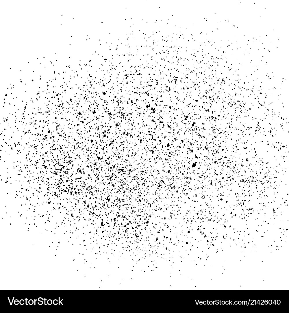 Black grainy texture isolated on white Black grainy texture isolated on white vector image