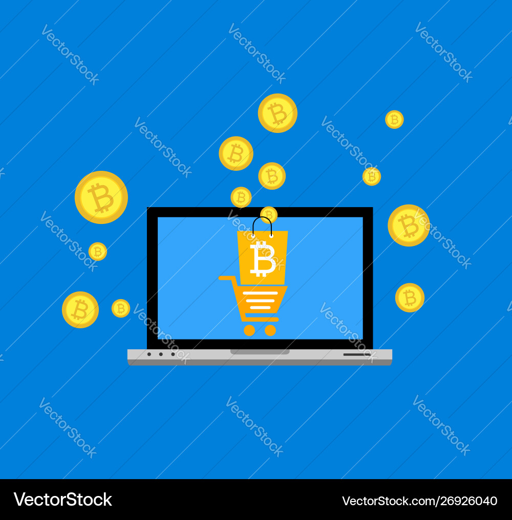 Blockchain scheme mining crypto currency server Blockchain scheme mining crypto currency server vector image