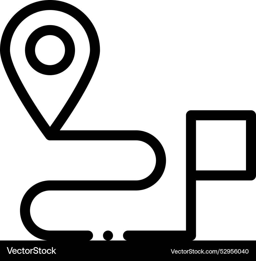 Direction icon thin linear style design isolated Direction icon thin linear style design isolated vector image