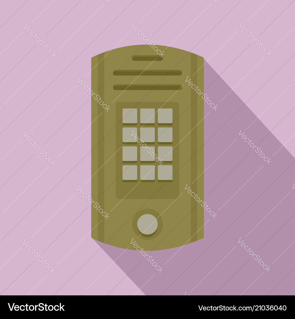 Intercom Icon - Flat Style vector image