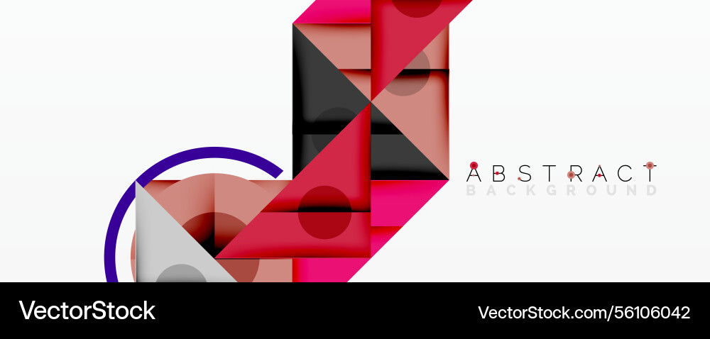 Abstract geometric composition with intersecting Abstract geometric composition with intersecting vector image