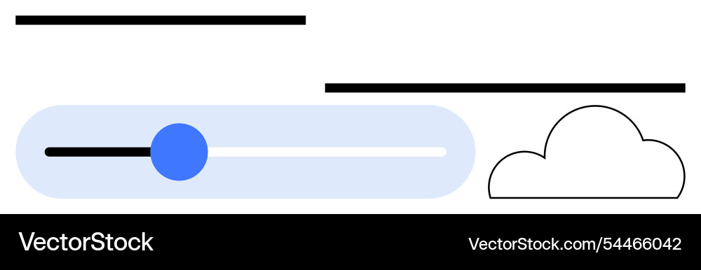 Minimalistische Webschnittstellenelemente mit Schieber Minimalistische Webschnittstellenelemente mit Schieber vektorbild