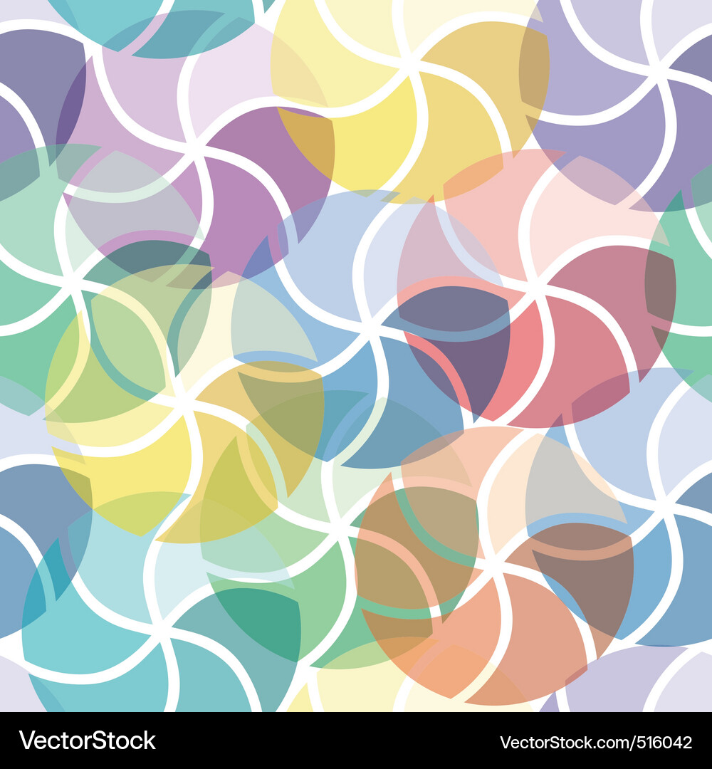 Seamless vivid swirl pattern Vector Image