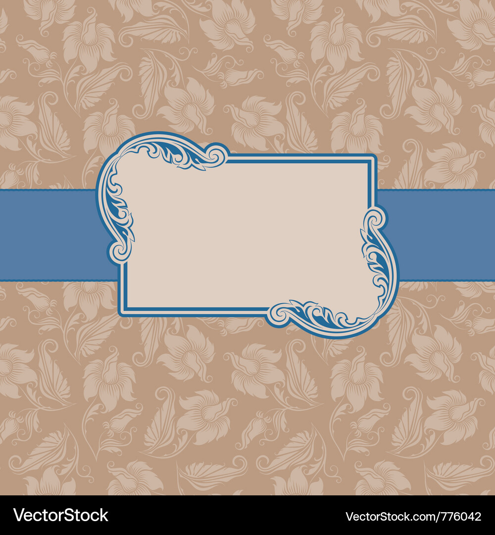 Template frame design Vector Image