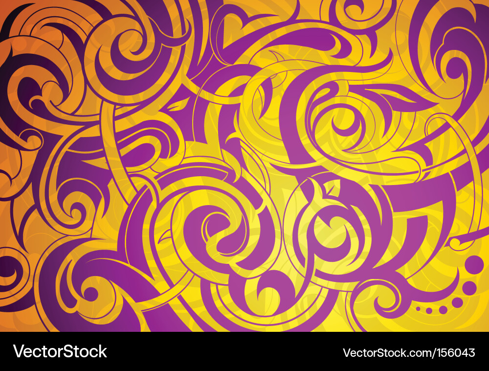 Abstract Swirl Pattern vector image