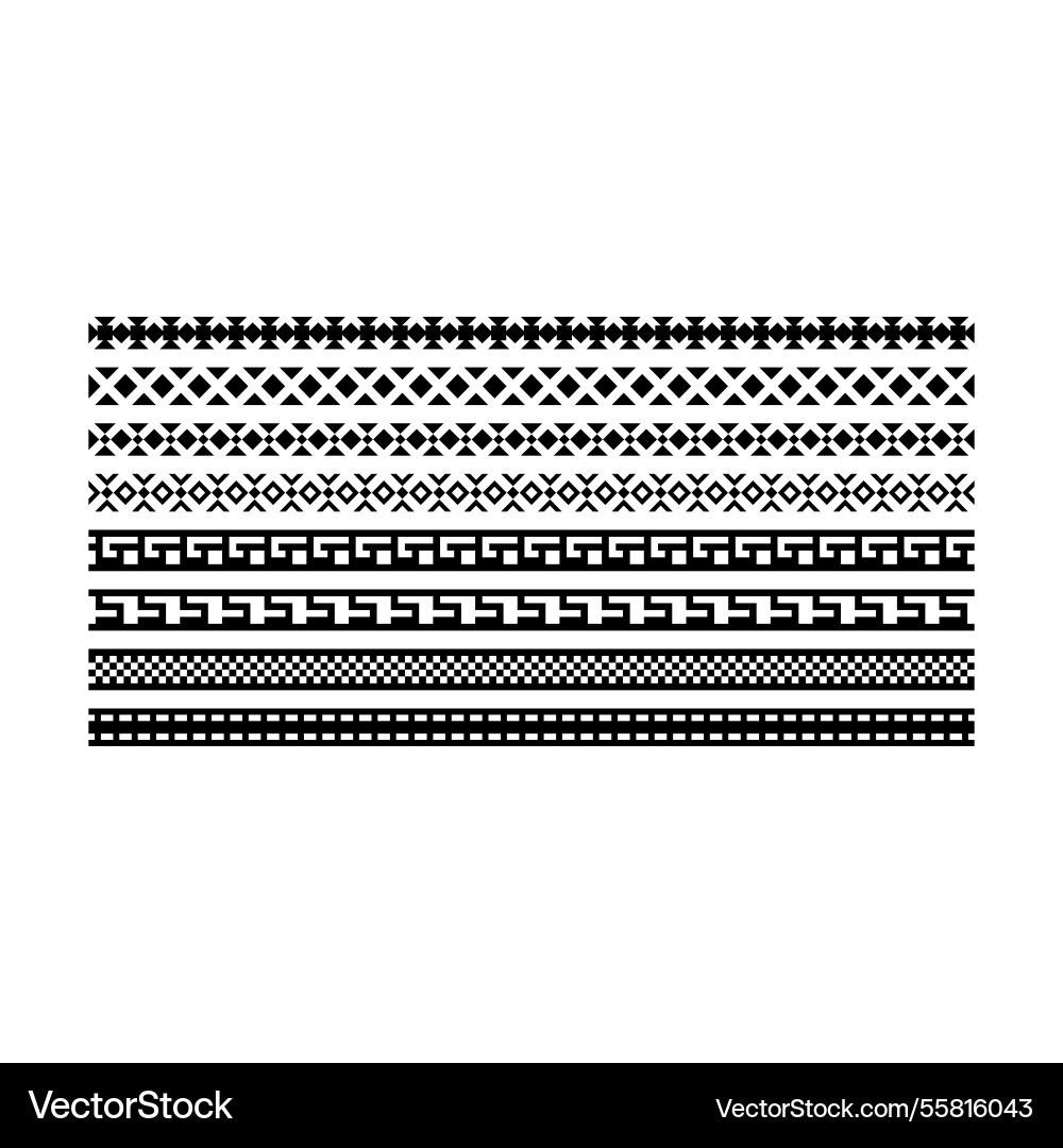 Ancient border frame icon divider horizontal line Ancient border frame icon divider horizontal line vector image