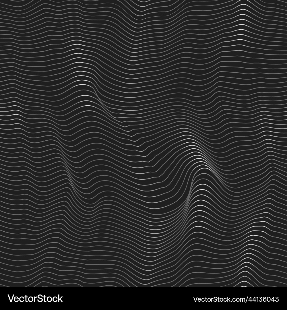 Chrome color wavy seamless pattern Chrome color wavy seamless pattern vector image