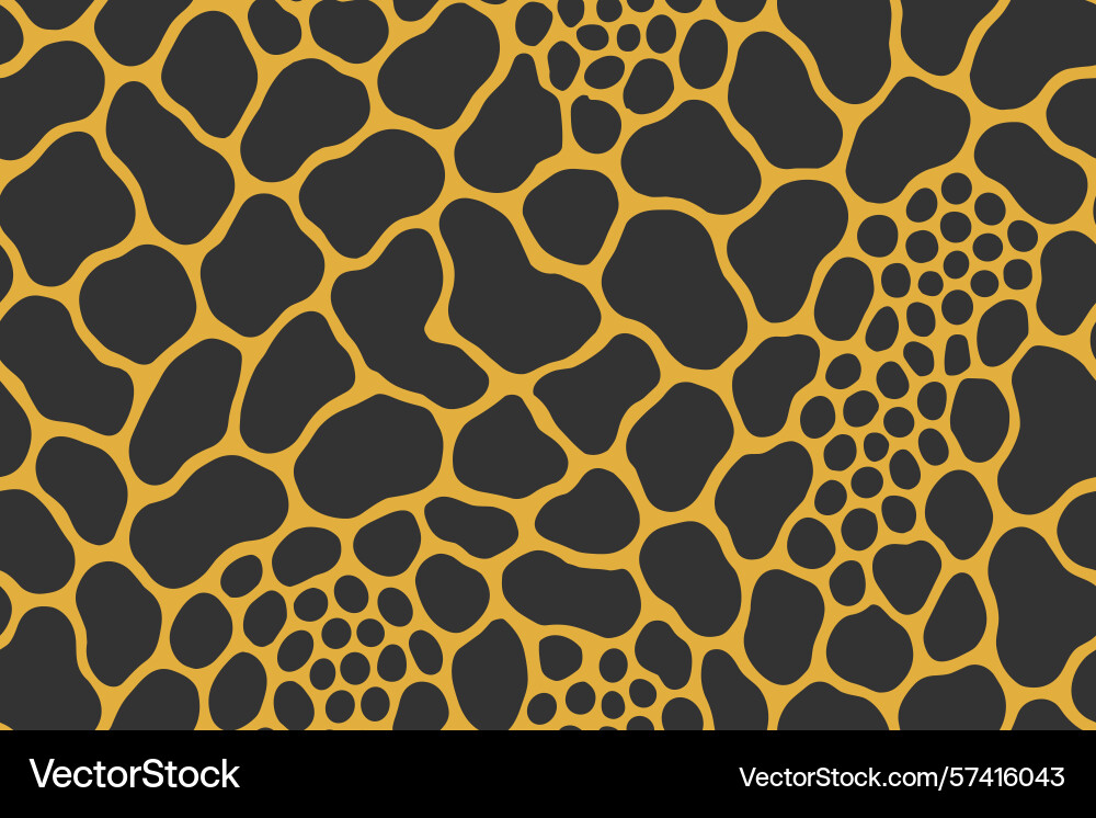 Seamless python skin pattern with large irregular Seamless python skin pattern with large irregular vector image