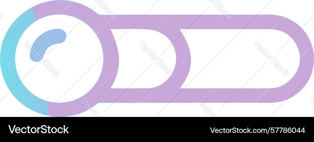 Double circle search bar icon design generative ai vector image