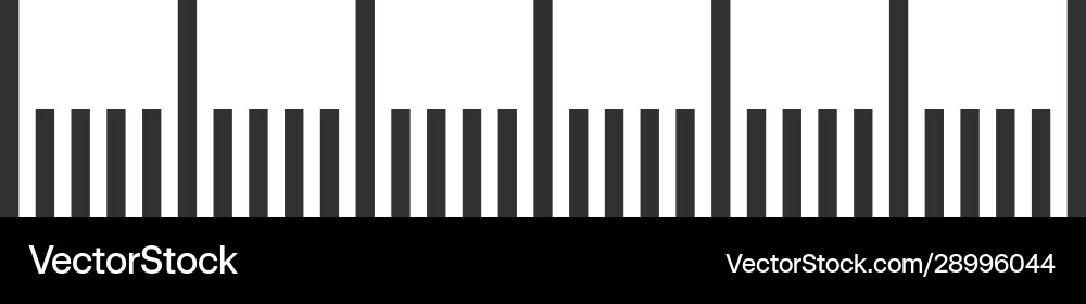 Measuring Scale & Ruler Marks vector image