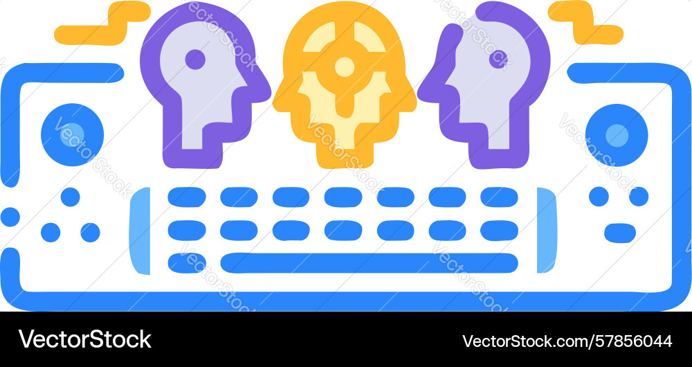 Music production mixer with abstract ui elements Vector Image