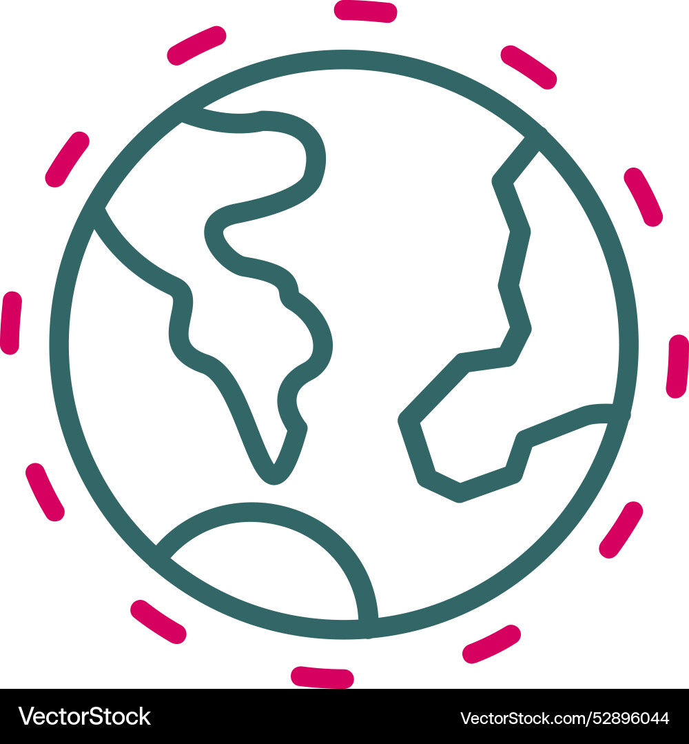 Ozone layer icon design Vector Image