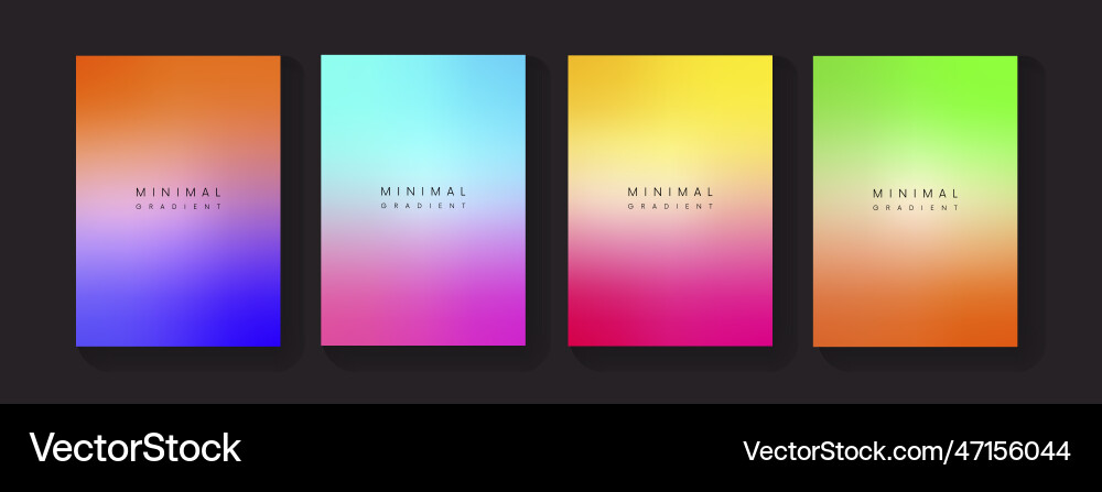 Set of soft color background design abstract Set of soft color background design abstract vector image