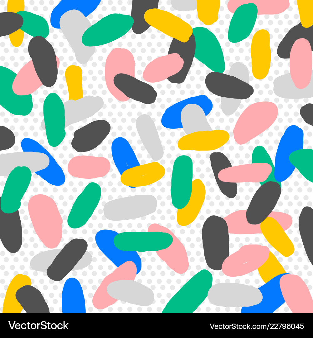 Abstract Ink Splash Pattern Vector Image