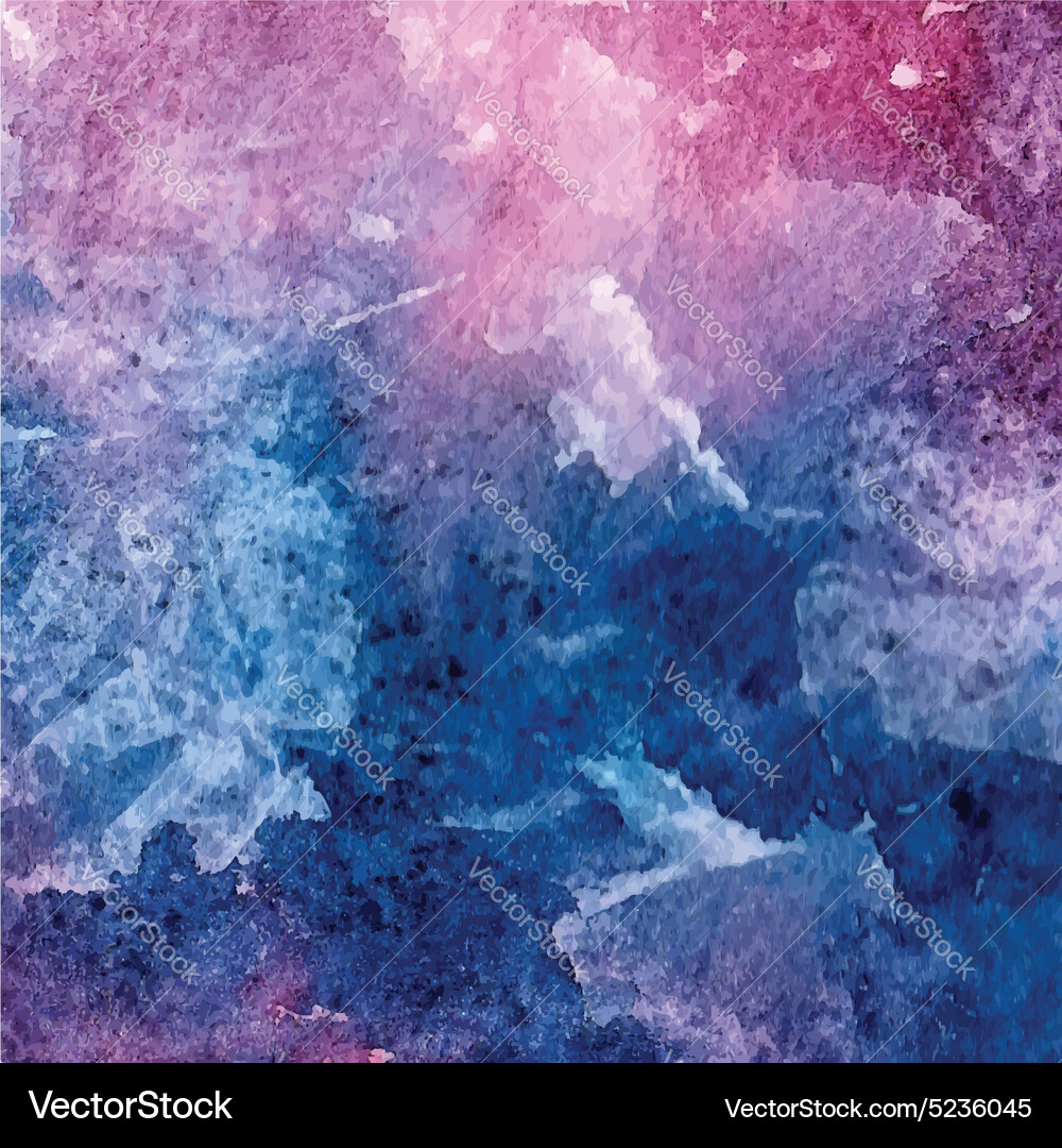 Magenta Watercolor Background Vector Image