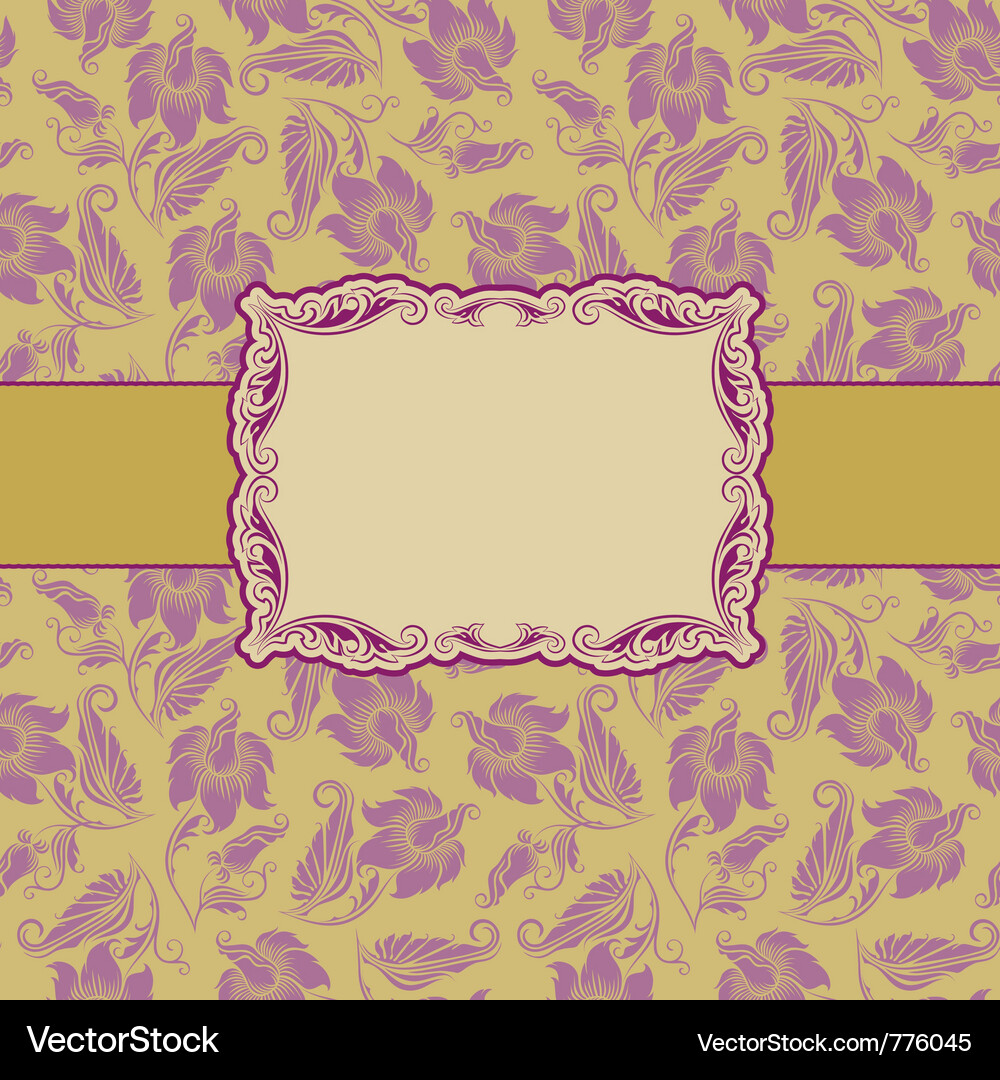 Template frame design Vector Image