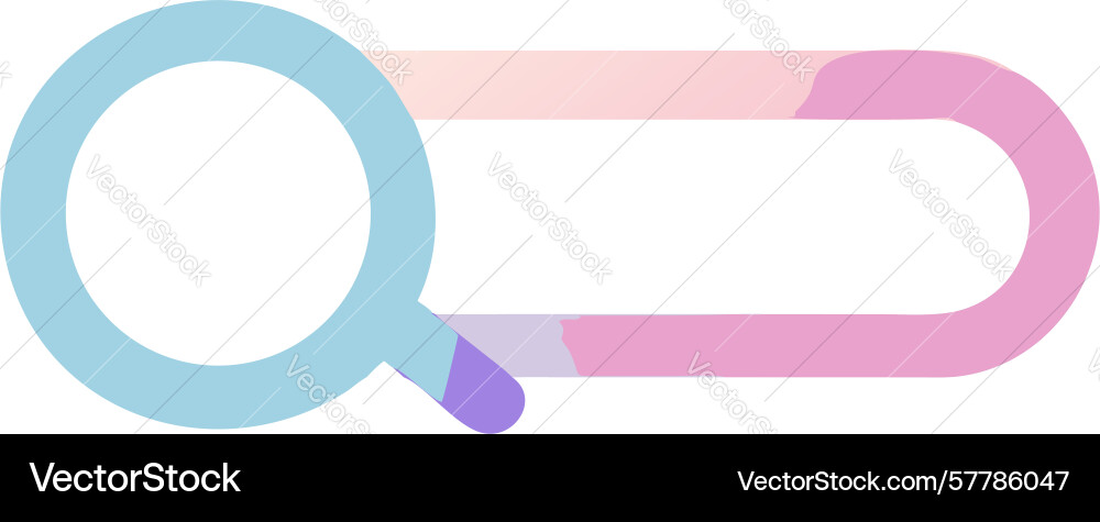 Dynamic gradient search bar icon design vector image