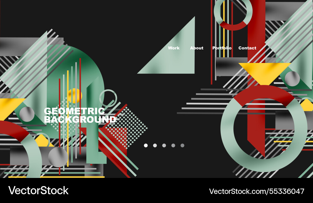 Geometric background showcasing sharp lines Geometric background showcasing sharp lines vector image