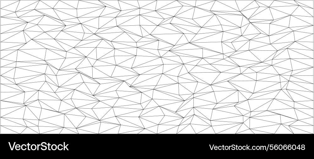 Abstract geometric chaos pattern with black lines vector image