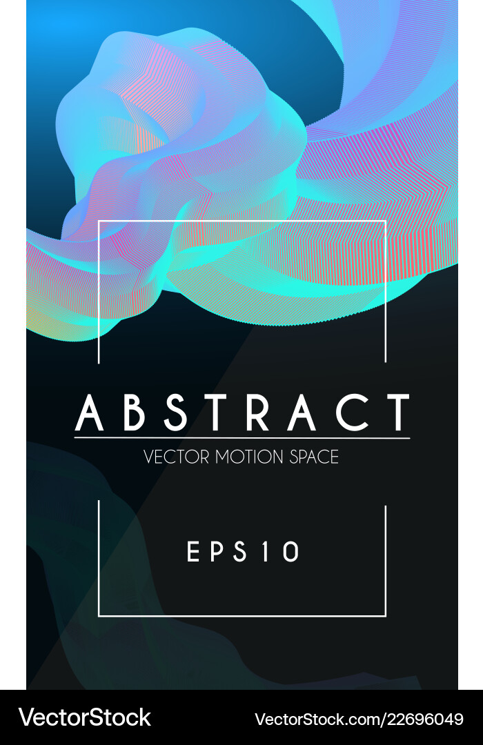 3d gradient design colorful abstract composition vector image