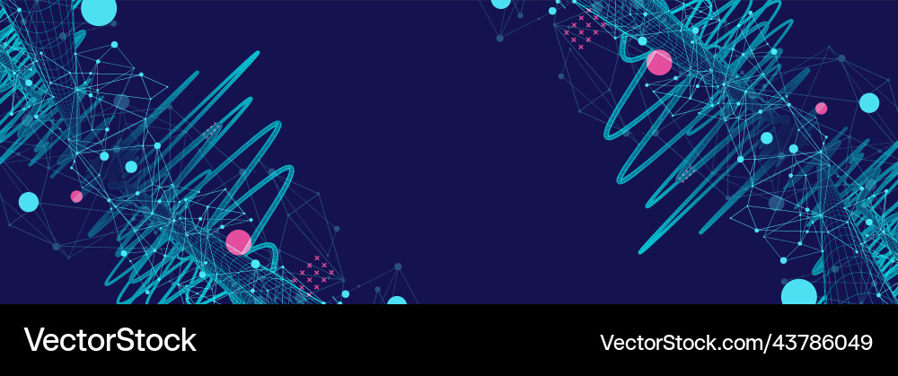 Abstract background with a wireframe dynamic Abstract background with a wireframe dynamic vector image