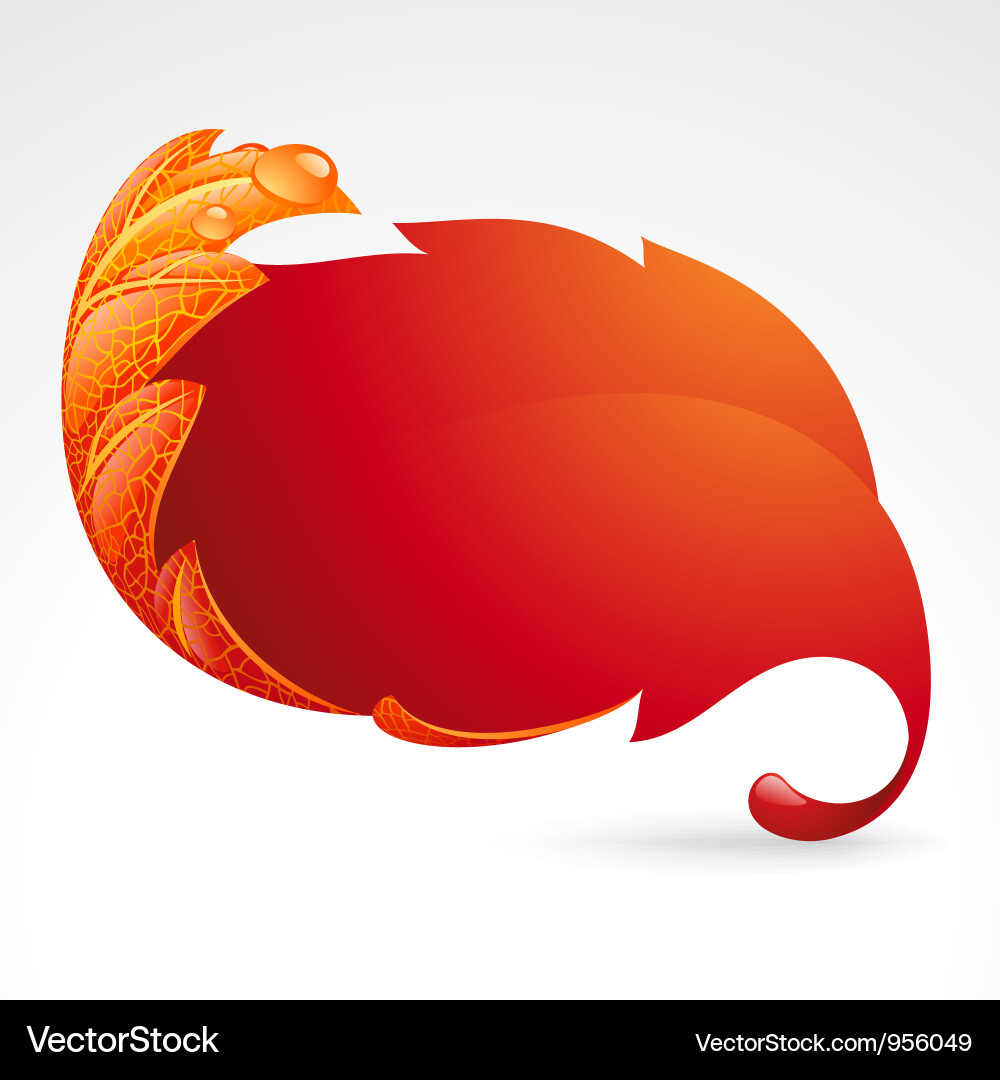 Autumn Leaf Frame Royalty Free Vector Image - VectorStock