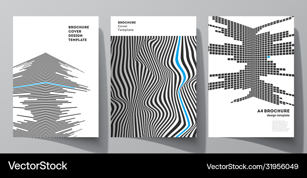 Layout a4 format modern Layout a4 format modern Vector Image