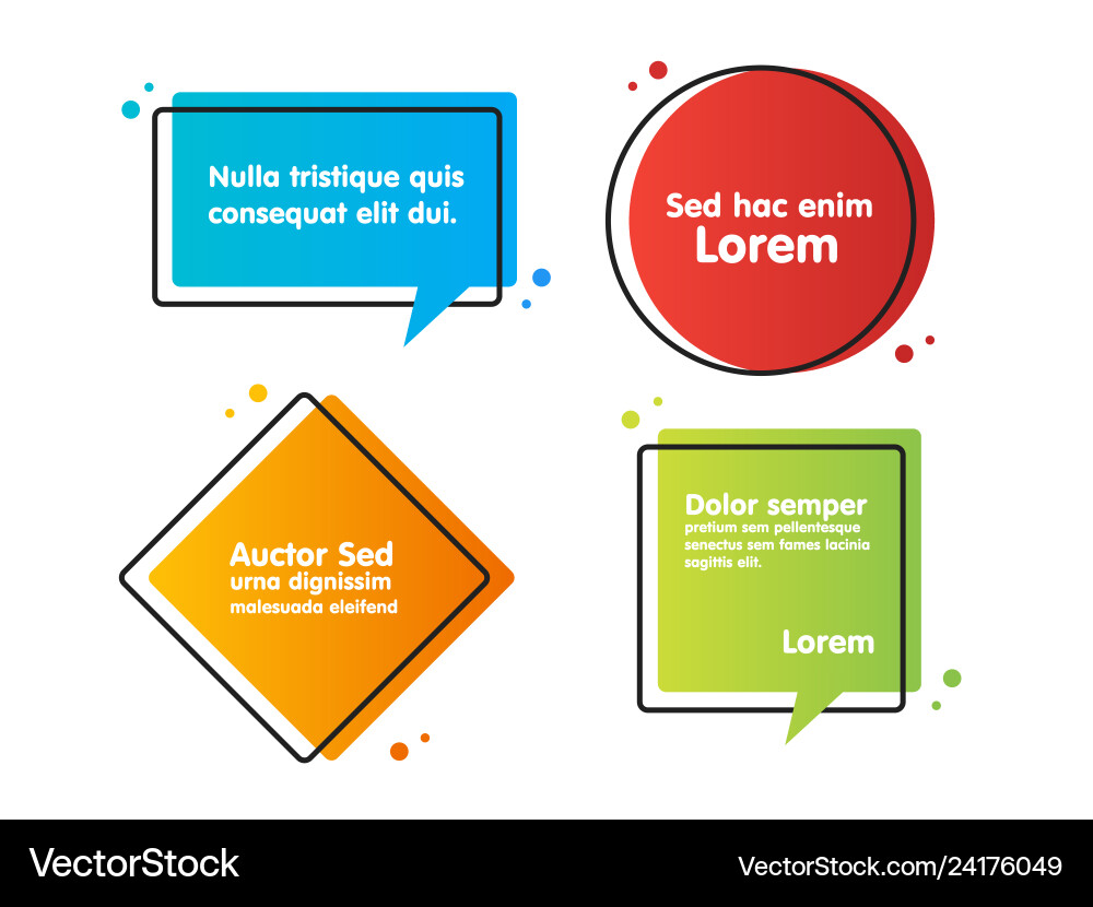 Quote text bubble commas note message and comment Quote text bubble commas note message and comment vector image