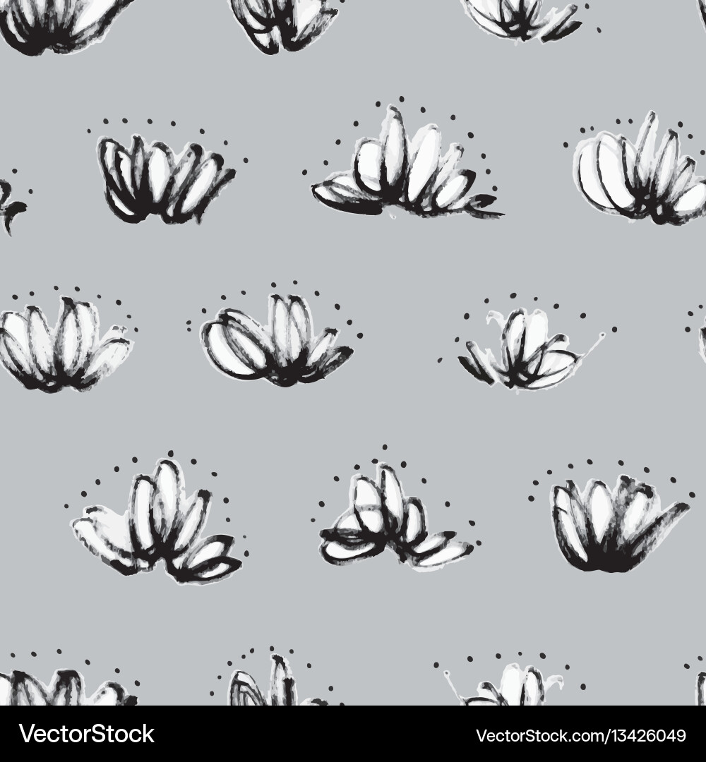 Random Marker Scribble Pattern vector image