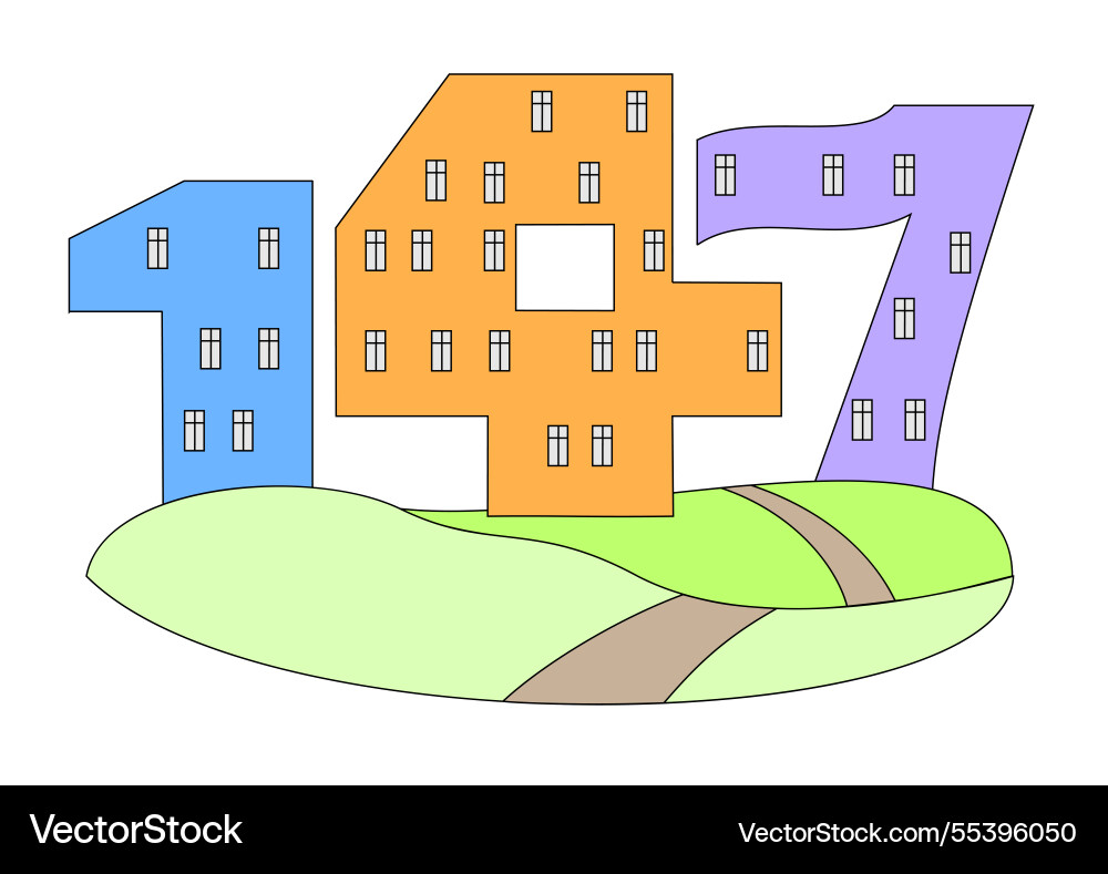 Mathematics and numbers child development Mathematics and numbers child development Vector Image