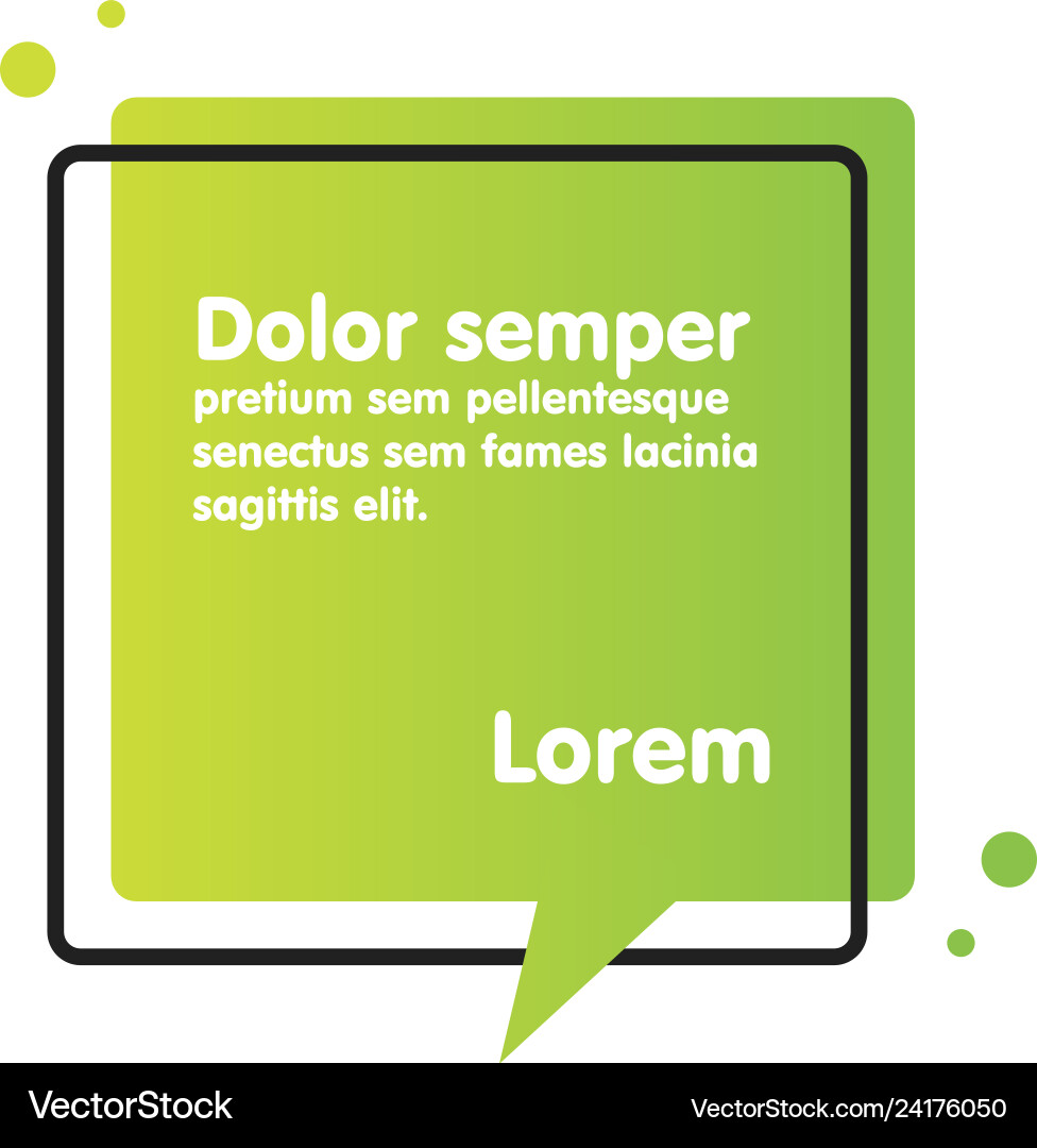 Quote text bubble commas note message and comment Vector Image
