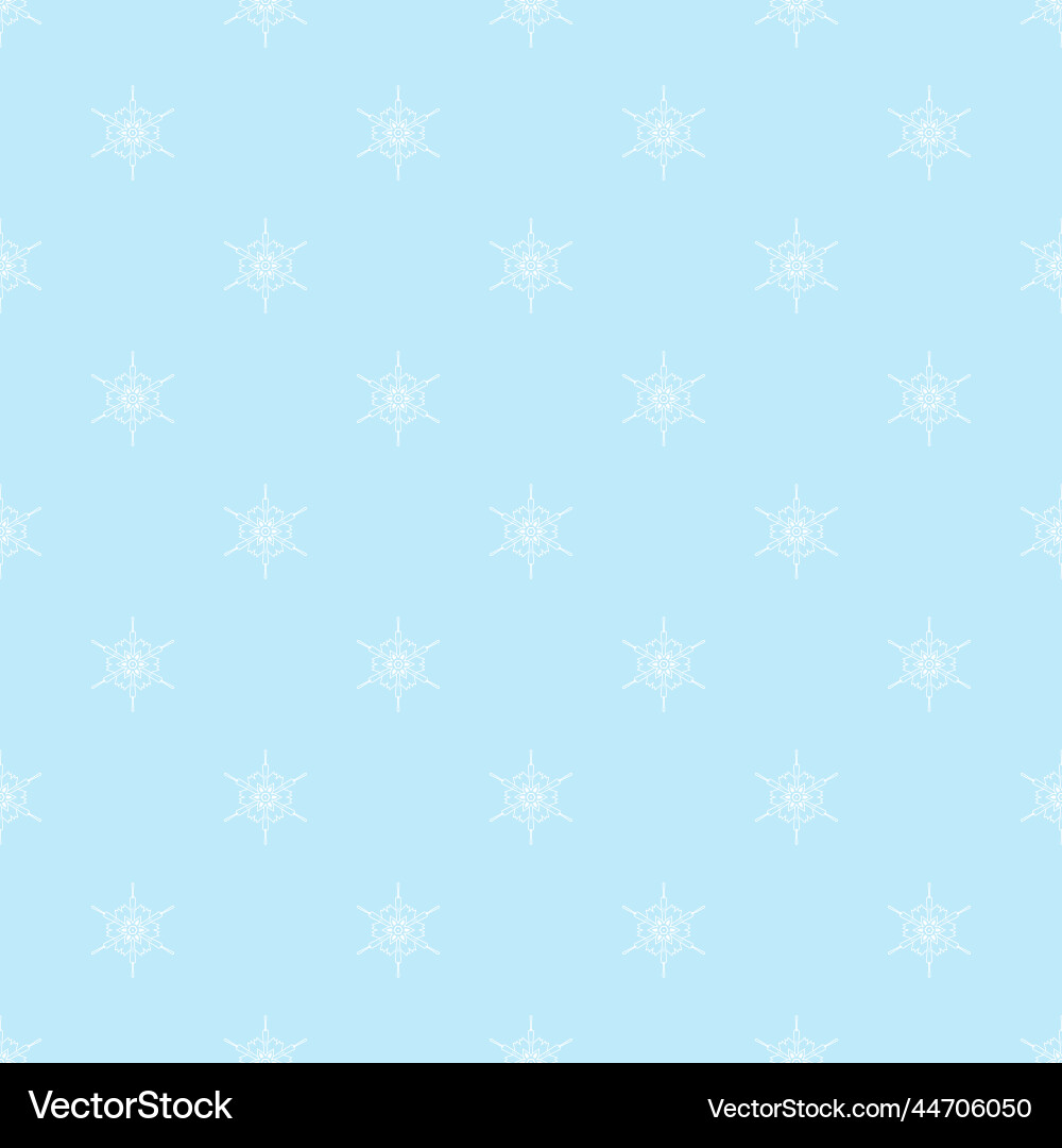Seamless pattern with snowflakes Seamless pattern with snowflakes vector image