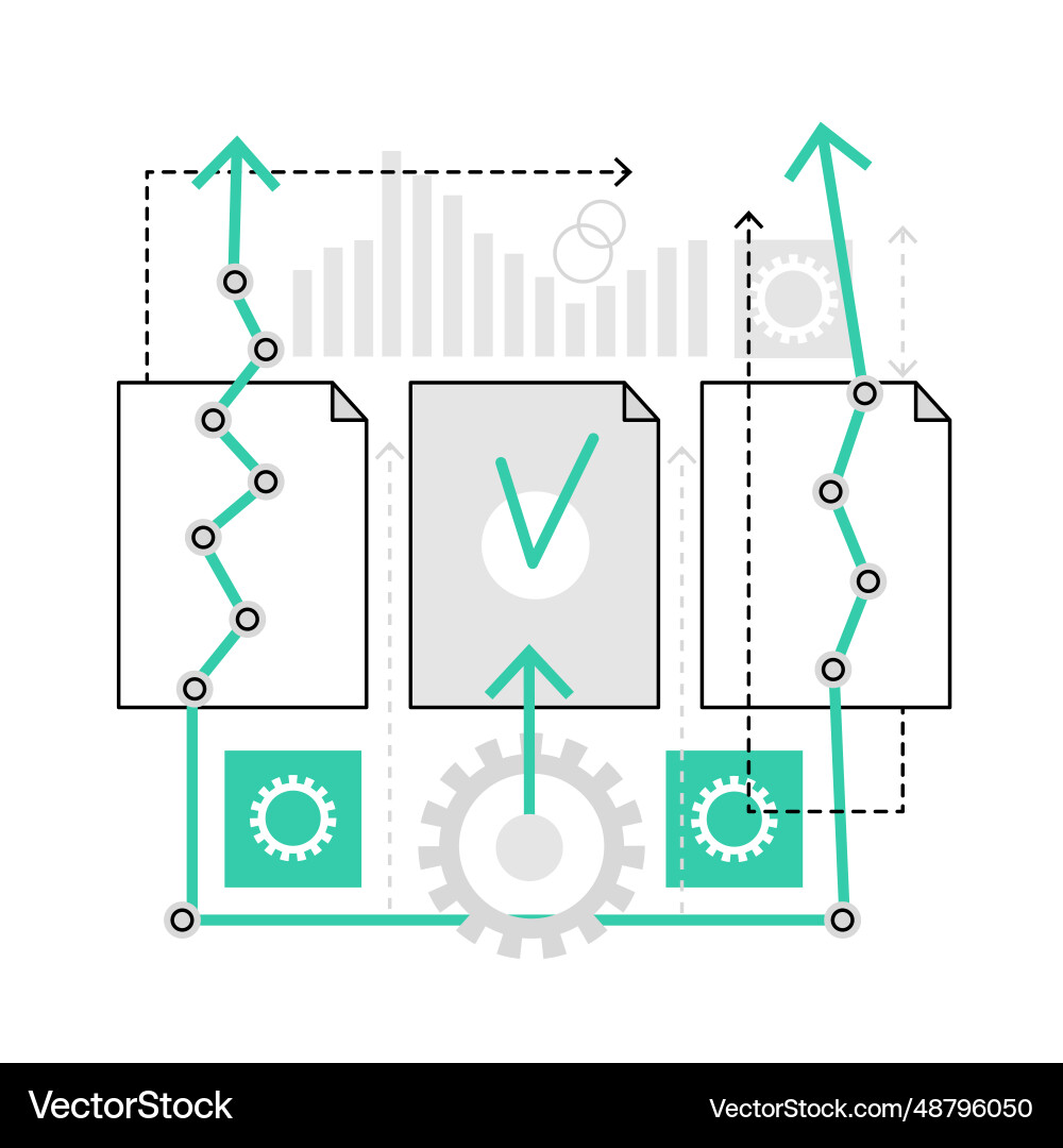 Startup development strategy Royalty Free Vector Image