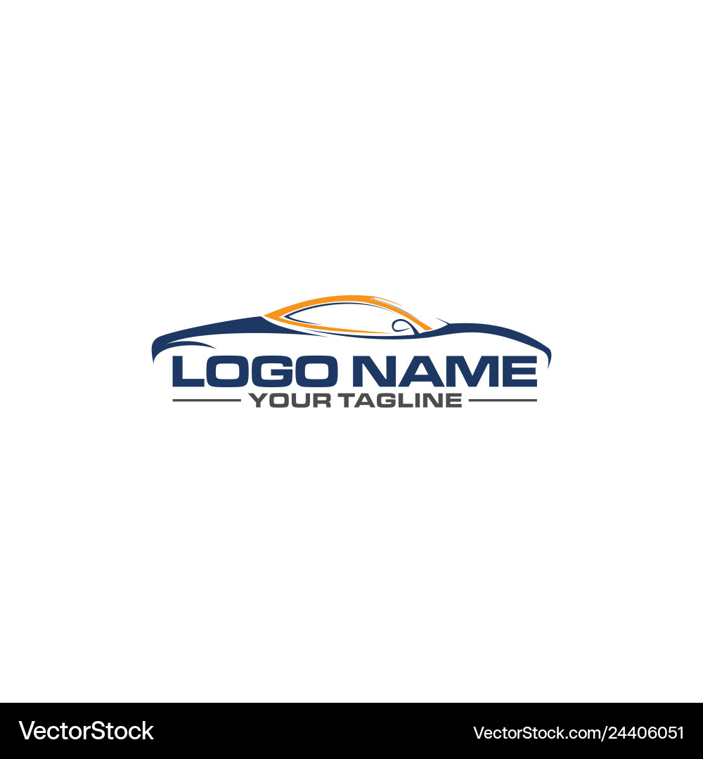 Modern Automotive Logo Vector Image
