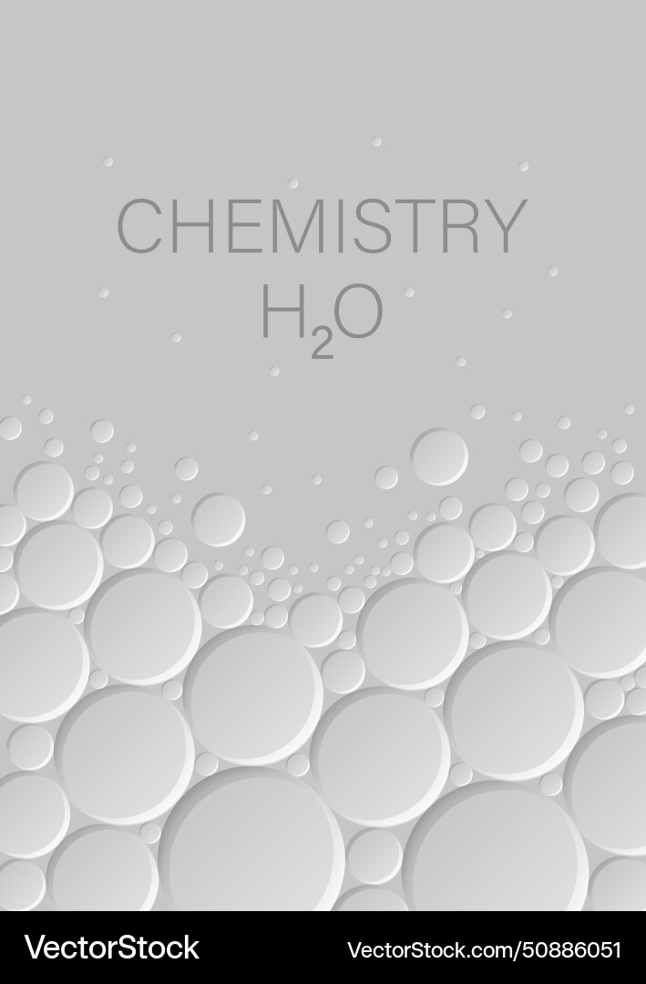 Poster for presentation on chemistry Poster for presentation on chemistry vector image